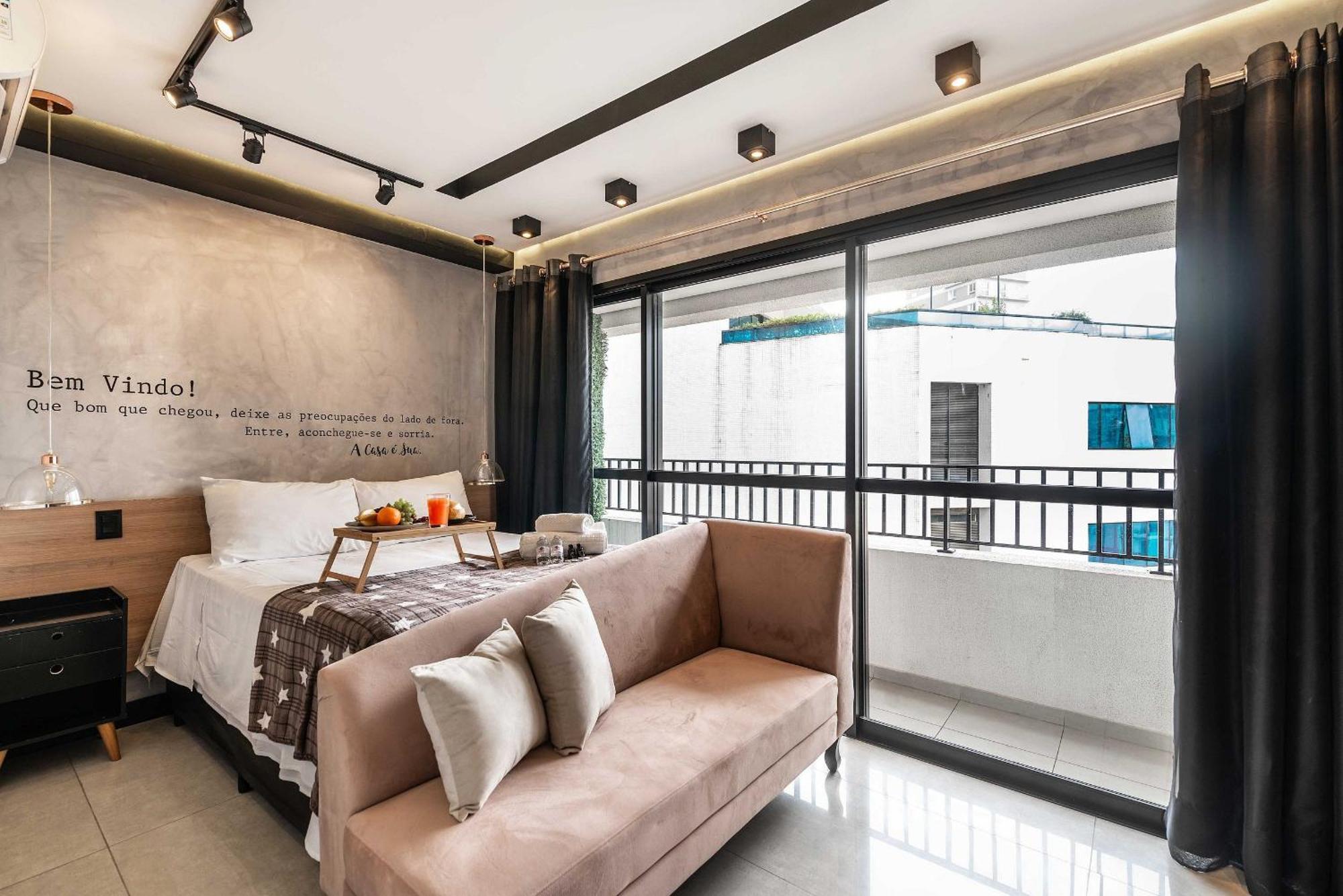 Ms906 Studio Aconchegante Na Bela Vista Com Vaga São Paulo Exterior foto